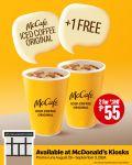 Exclusive Offer Alert: Buy 1 Take 1 Medium McCafé Iced Coffee Original at McDonald’s Fries & Dessert Stations!