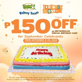 Celebrate Your Birthday with Lemon Square Bakery Treats’ Birthday Blowout!