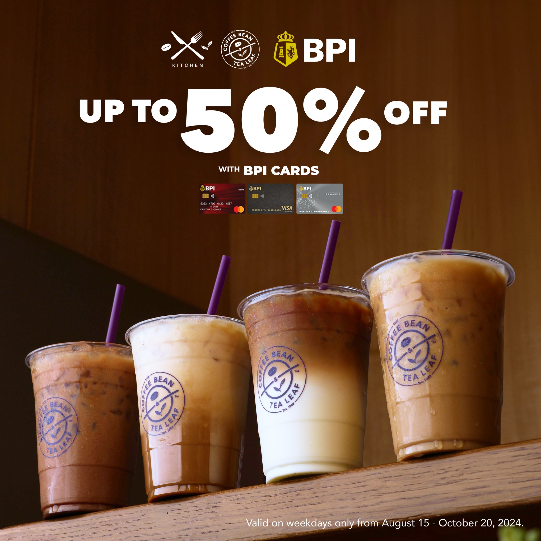 Enjoy Up To 50% Discount At The Coffee Bean & Tea Leaf Until October 2024