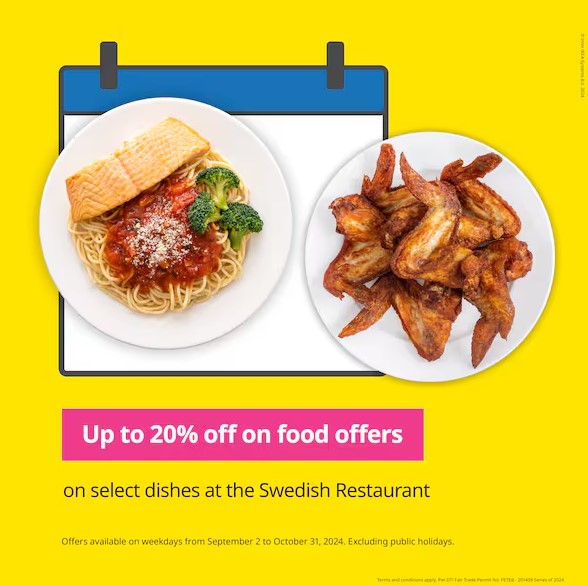 Enjoy Delicious Discounts at the Swedish Restaurant in IKEA Pasay City!