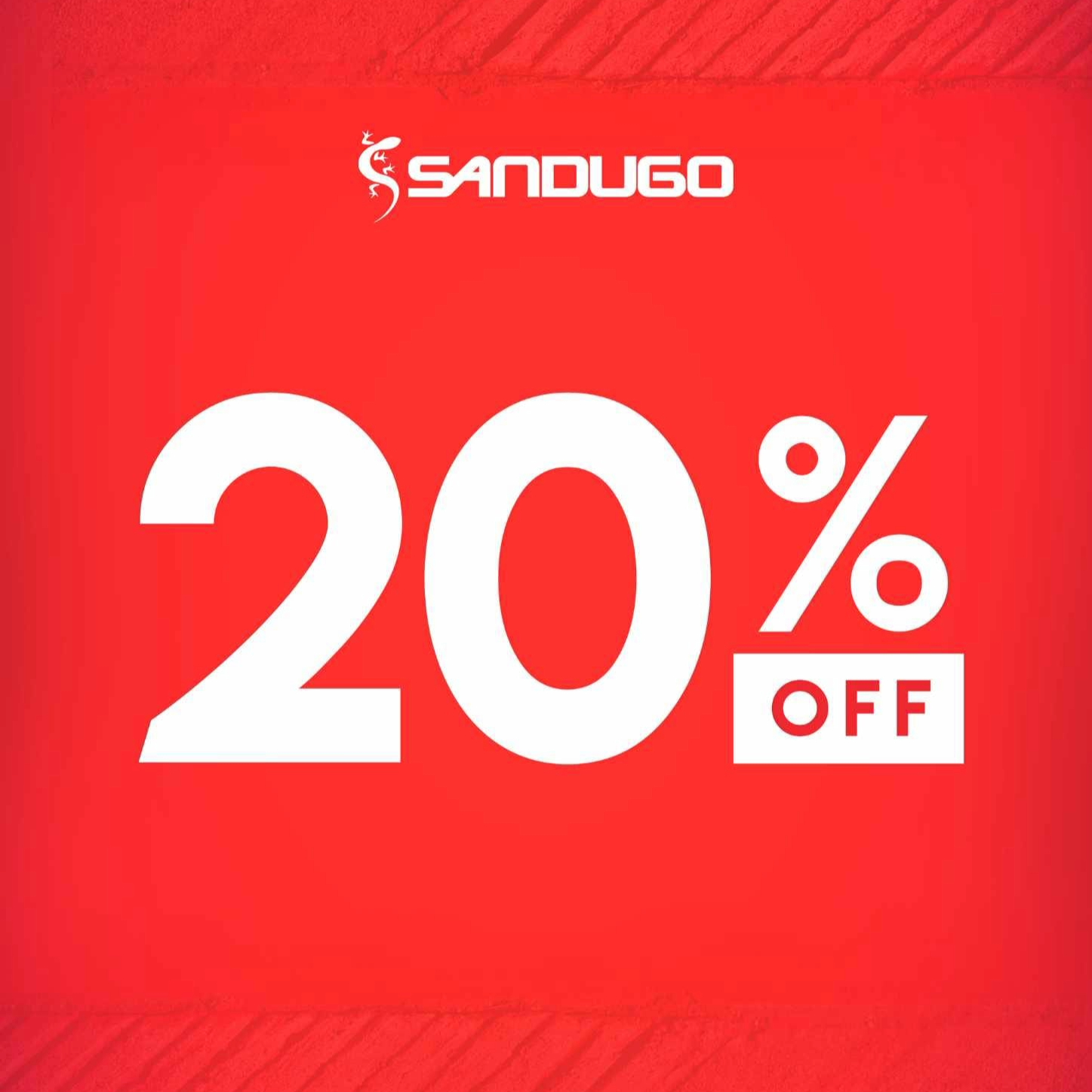 Exciting 20% OFF at Sandugo Gateway Cubao: September 7-8, 2024!