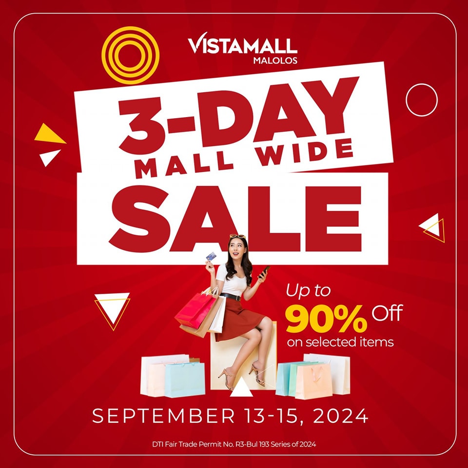 Vista Mall Malolos 3-Day Mall Wide Sale: The Ultimate Shopping Extravaganza!