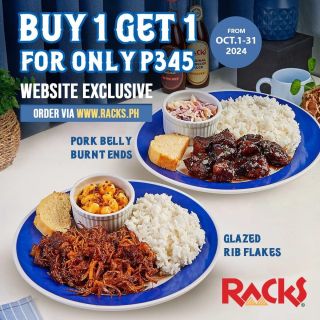 Savor the Flavor with Racks’ Exclusive October Promo: Buy 1 Get for Only P345!