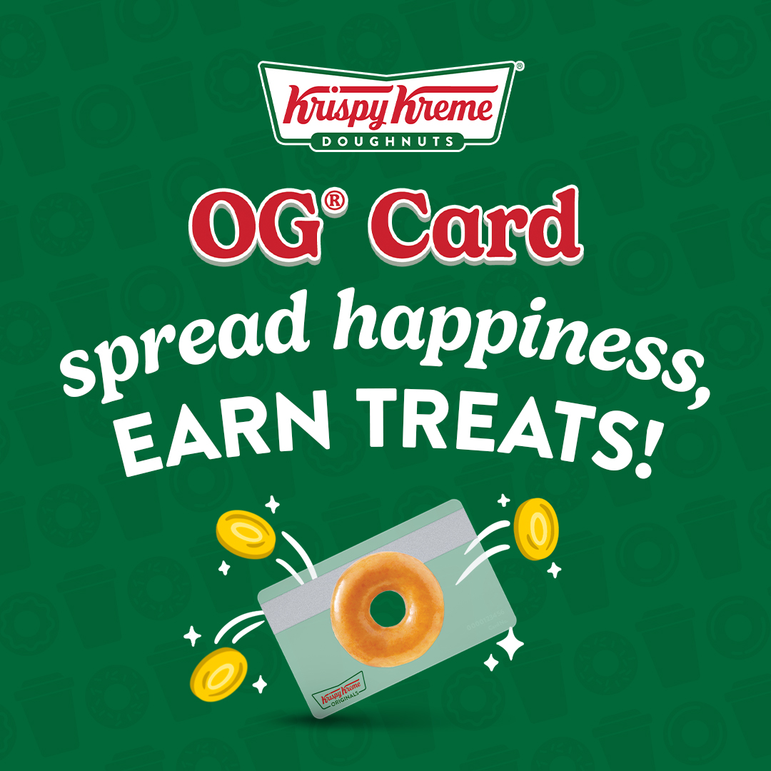 Sweet Rewards with the Krispy Kreme OG® Card!