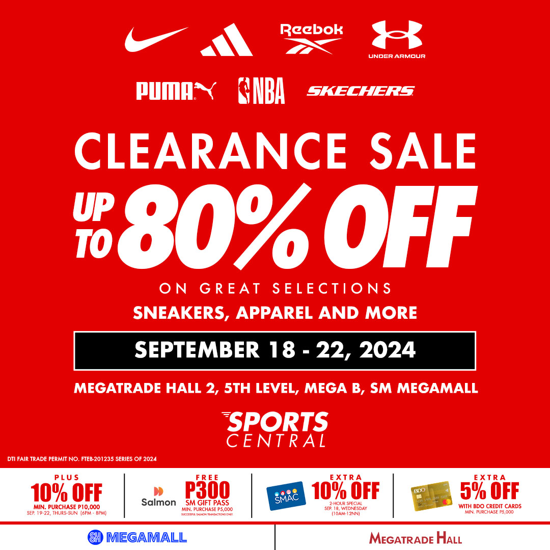 80% OFF: Deals at Sports Central’s Clearance Sale!