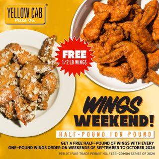 Wings Weekend Extravaganza at Yellow Cab Pizza Co.